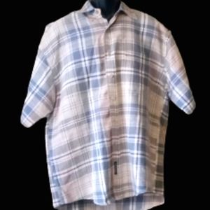 Greg Norman Stripped Mens  Button Down Shirt